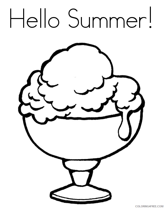 Summer Coloring Pages Nature Free Summer Printable 2021 637 Coloring4free