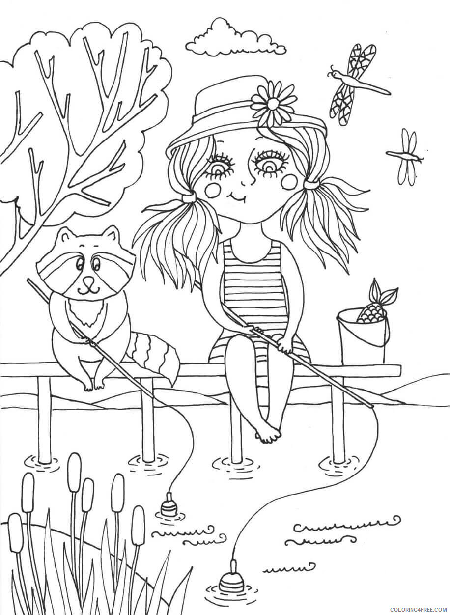 Summer Coloring Pages Nature June Summer Printable 2021 644 Coloring4free