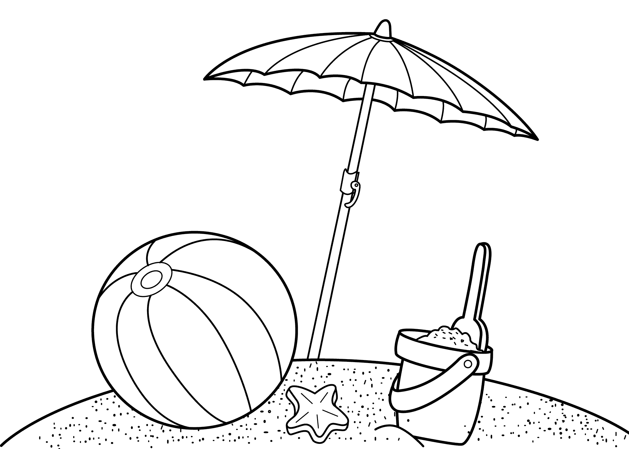 Summer Coloring Pages Nature printable summer 2 Printable 2021 648 Coloring4free