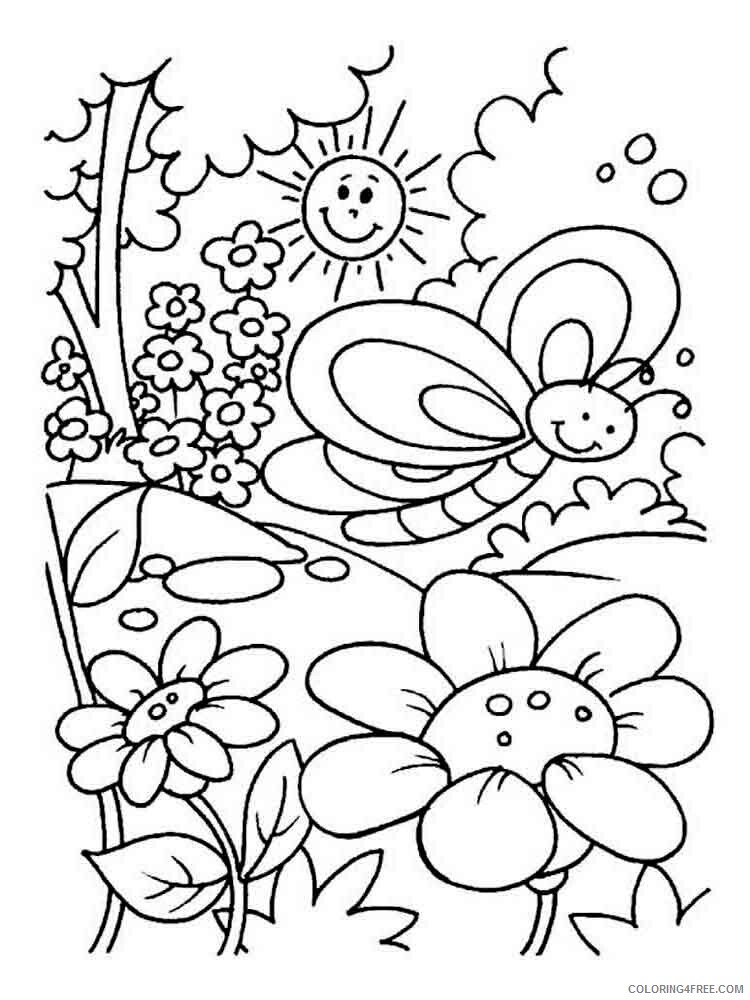 Summer Coloring Pages Nature summer 17 Printable 2021 687 Coloring4free