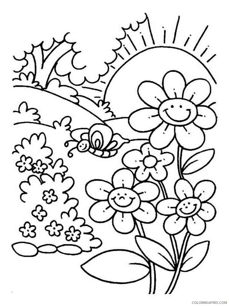 Summer Coloring Pages Nature summer 19 Printable 2021 689 Coloring4free