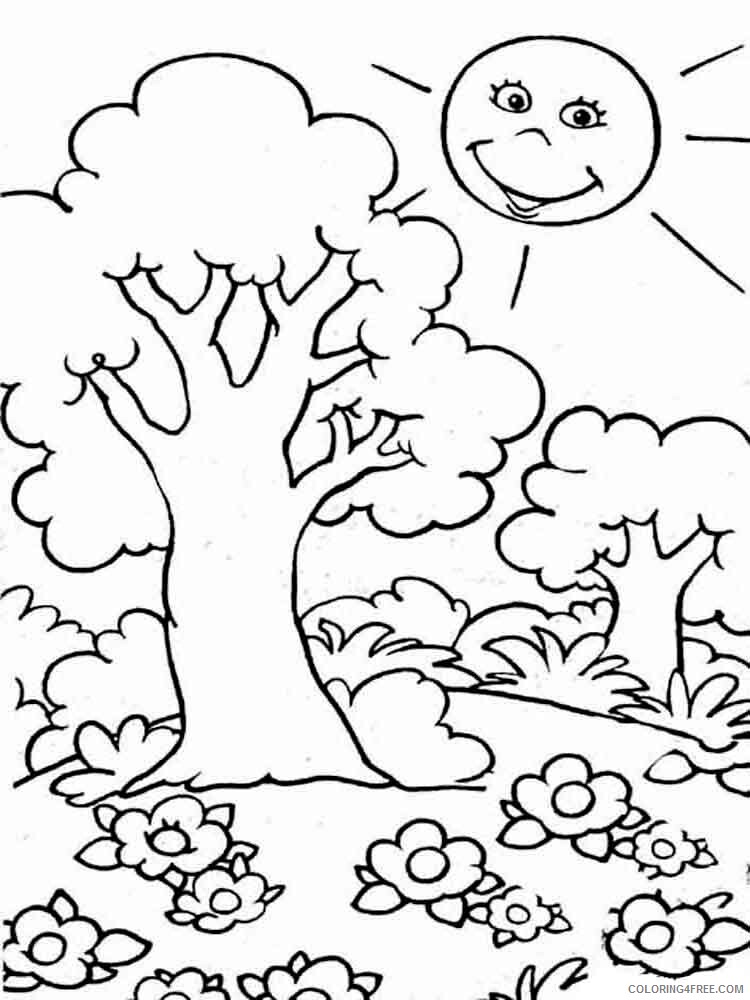 Summer Coloring Pages Nature summer 6 Printable 2021 692 Coloring4free