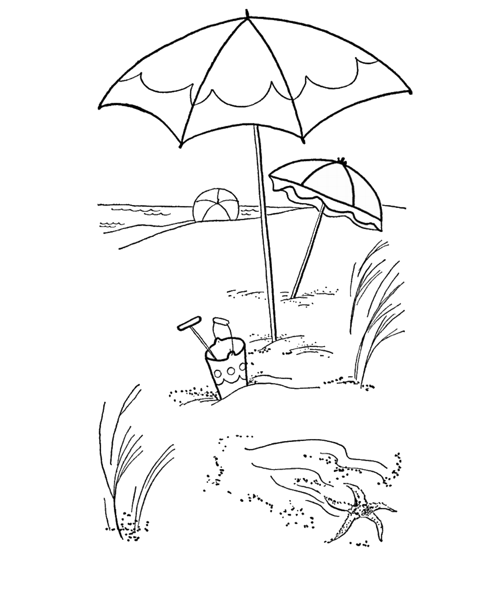 Summer Coloring Pages Nature summer_cl_26 Printable 2021 664 Coloring4free