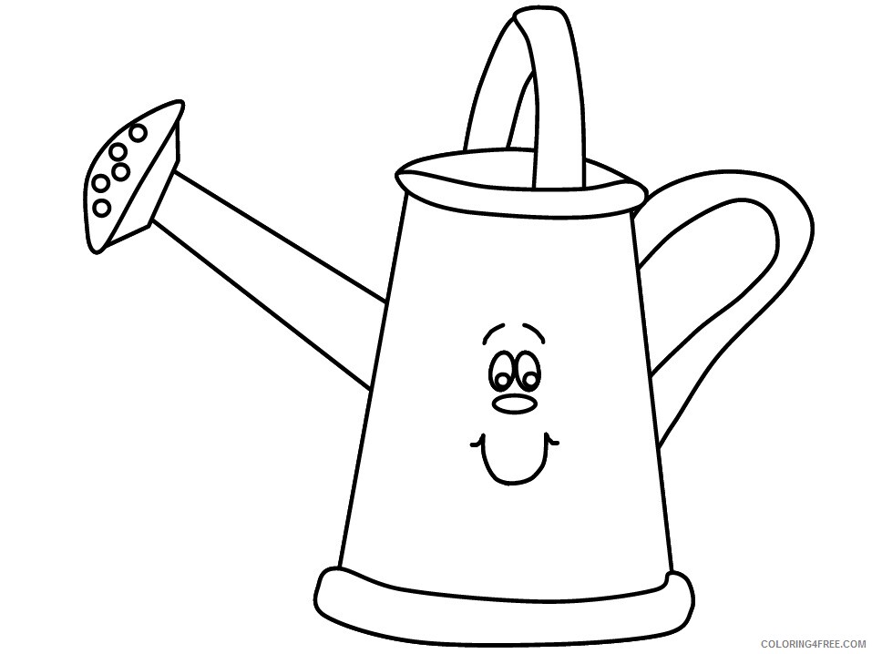 Summer Coloring Pages Nature watering can2 Printable 2021 722 Coloring4free