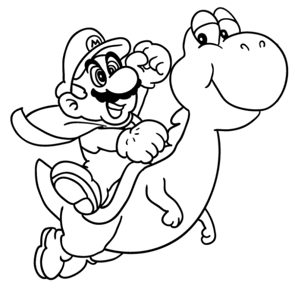 Super Mario Coloring Pages Games Free Mario Kart Printable 2021 1157 Coloring4free