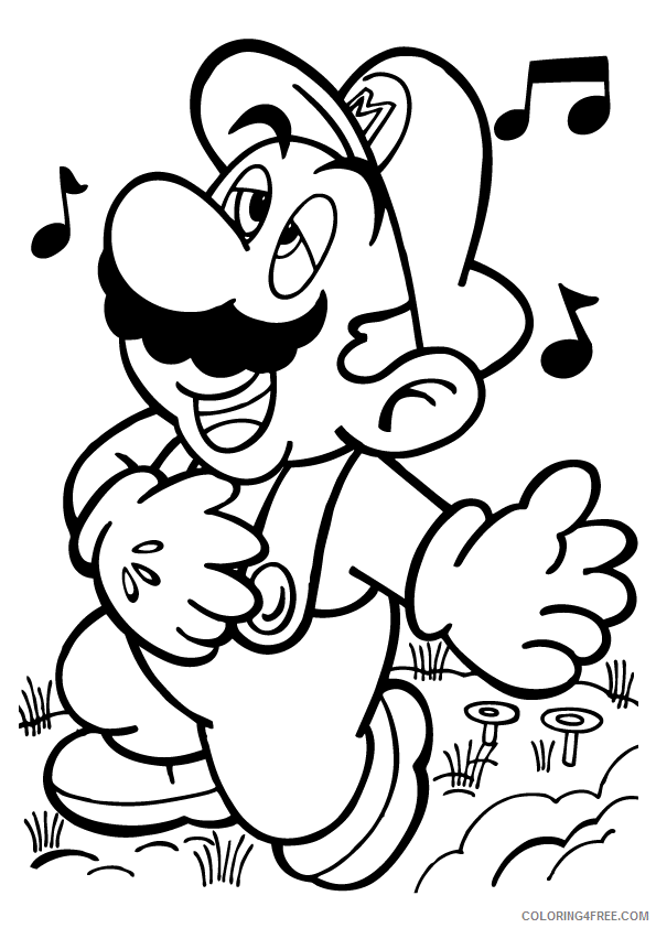 Super Mario Coloring Pages Games Mario Brothers Printable 2021 1152 Coloring4free