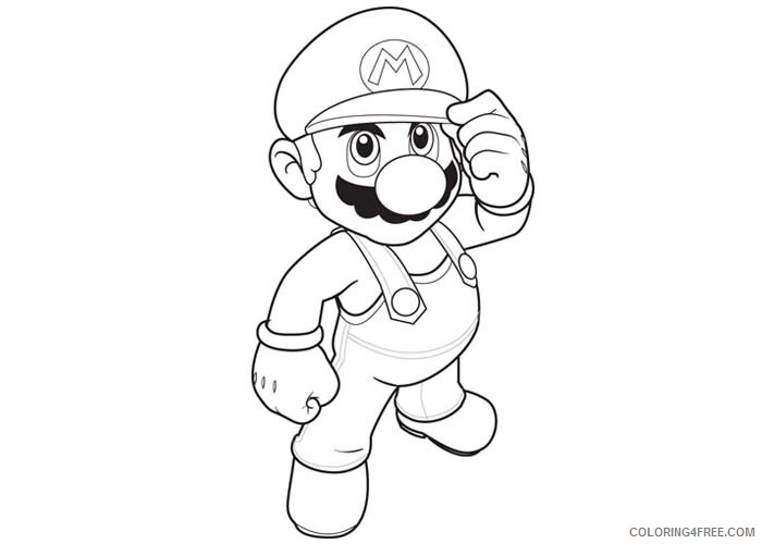 Super Mario Coloring Pages Games Mario Printable 2021 1182 Coloring4free