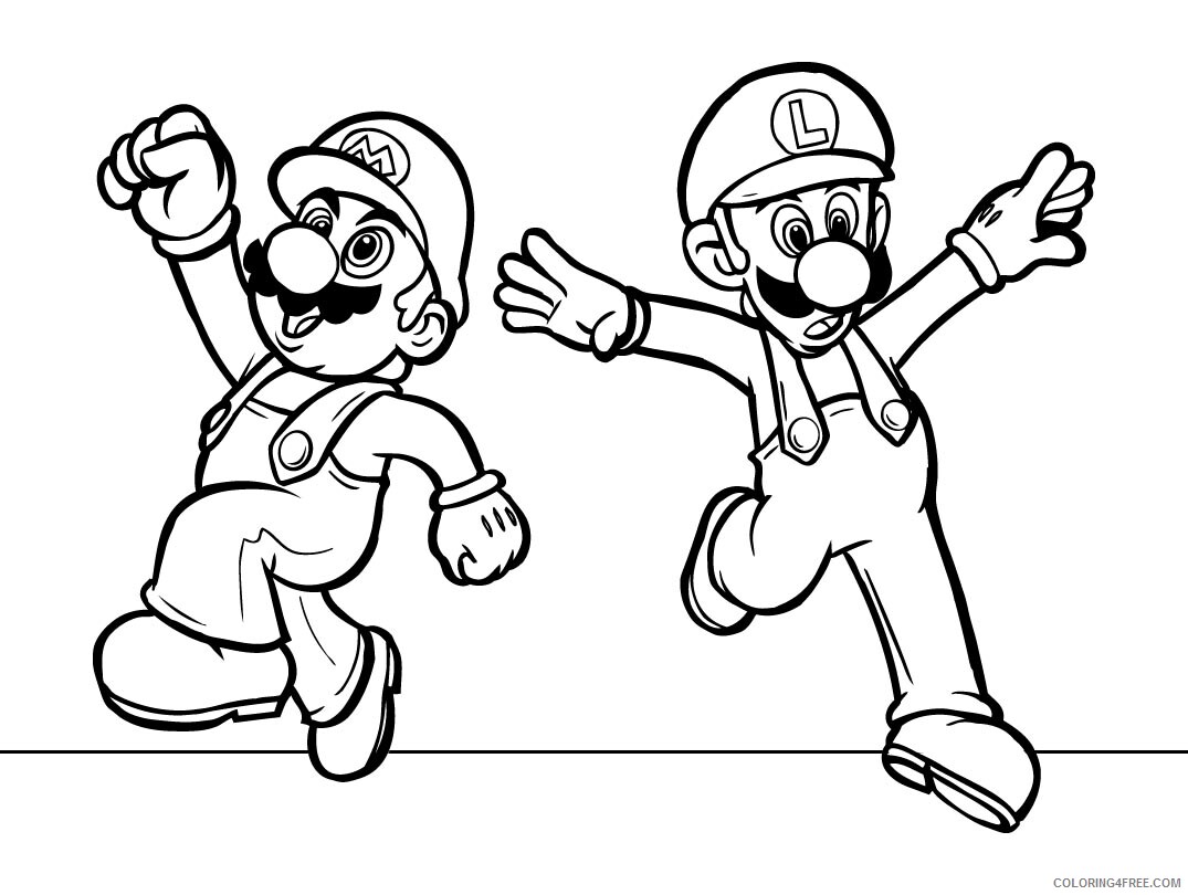 Super Mario Coloring Pages Games Mario Printable 2021 1183 Coloring4free