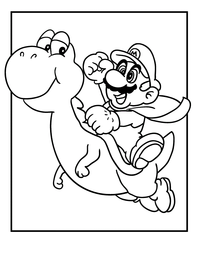Super Mario Coloring Pages Games Mario Printable 2021 1194 Coloring4free