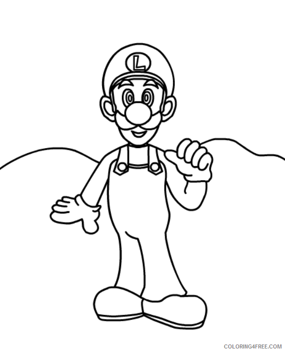 Super Mario Coloring Pages Games Mario Sheets Printable 2021 1191 Coloring4free