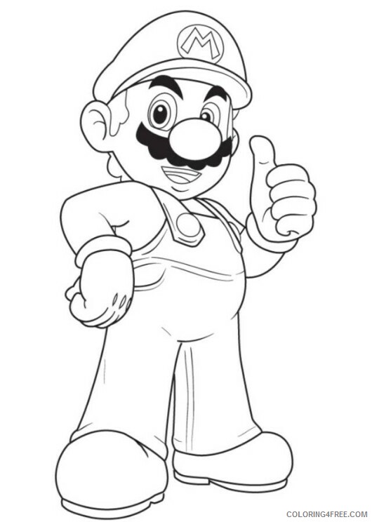Super Mario Coloring Pages Games Mario Sheets Printable 2021 1193 Coloring4free