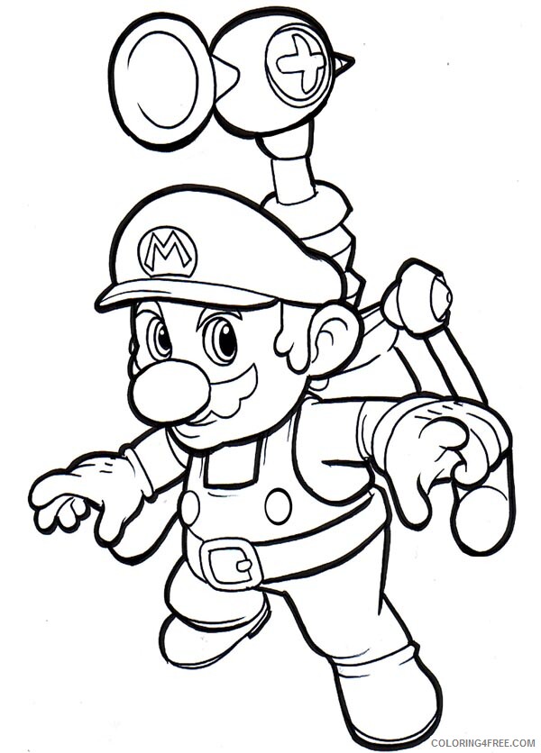 Super Mario Coloring Pages Games Super Mario Frees Printable 2021 1244 Coloring4free