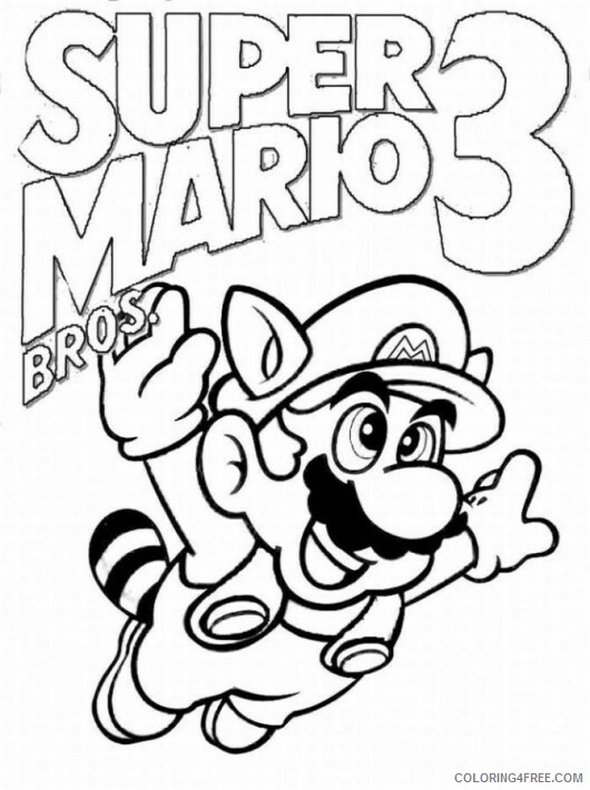 Super Mario Coloring Pages Games Super Mario Printable 2021 1253 Coloring4free