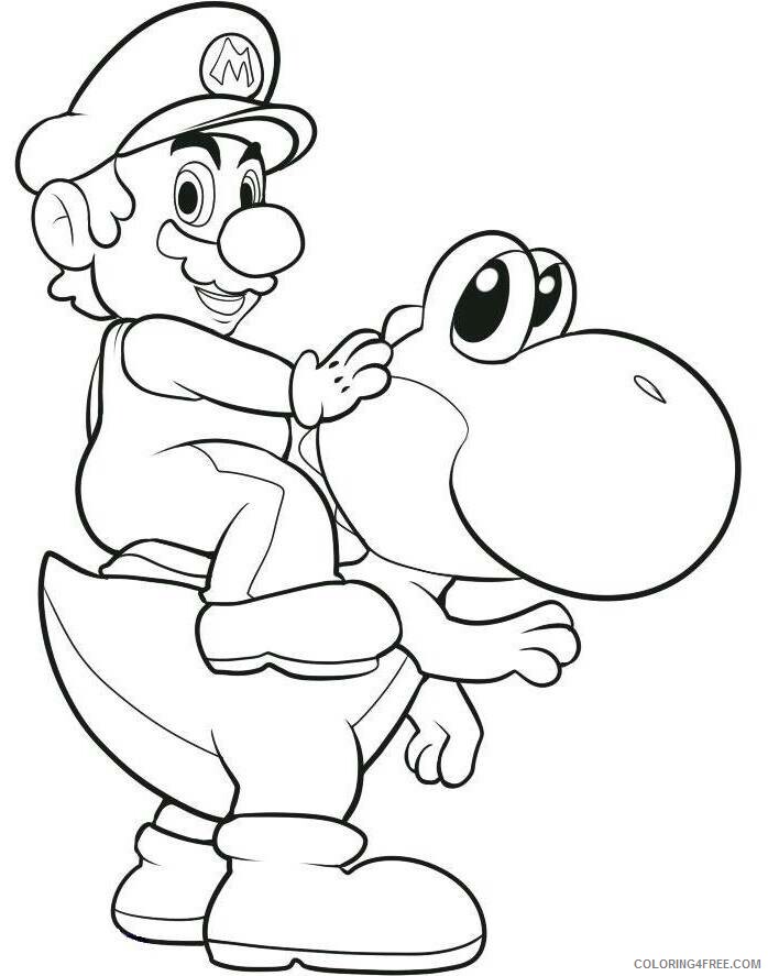 Super Mario Coloring Pages Games Super Mario for Kids Printable 2021 1241 Coloring4free