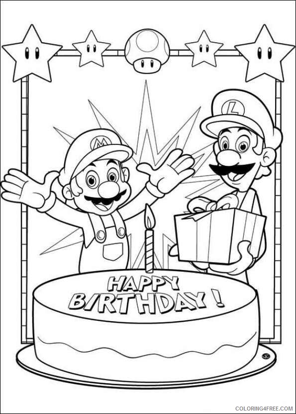 Super Mario Coloring Pages Games super_mario_coloring1 Printable 2021 1218 Coloring4free