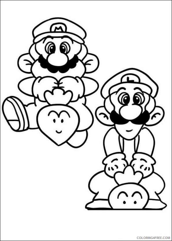 Super Mario Coloring Pages Games super_mario_coloring10 Printable 2021 1219 Coloring4free