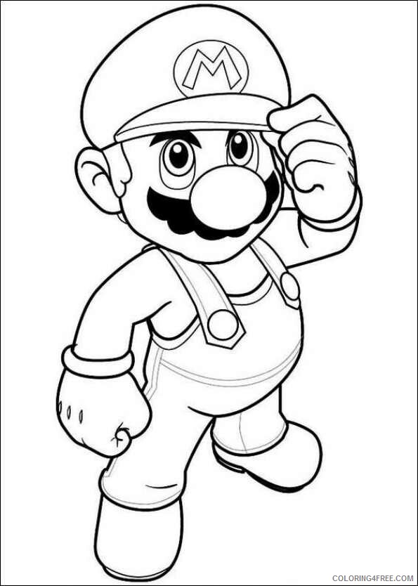 Super Mario Coloring Pages Games super_mario_coloring8 Printable 2021 1231 Coloring4free