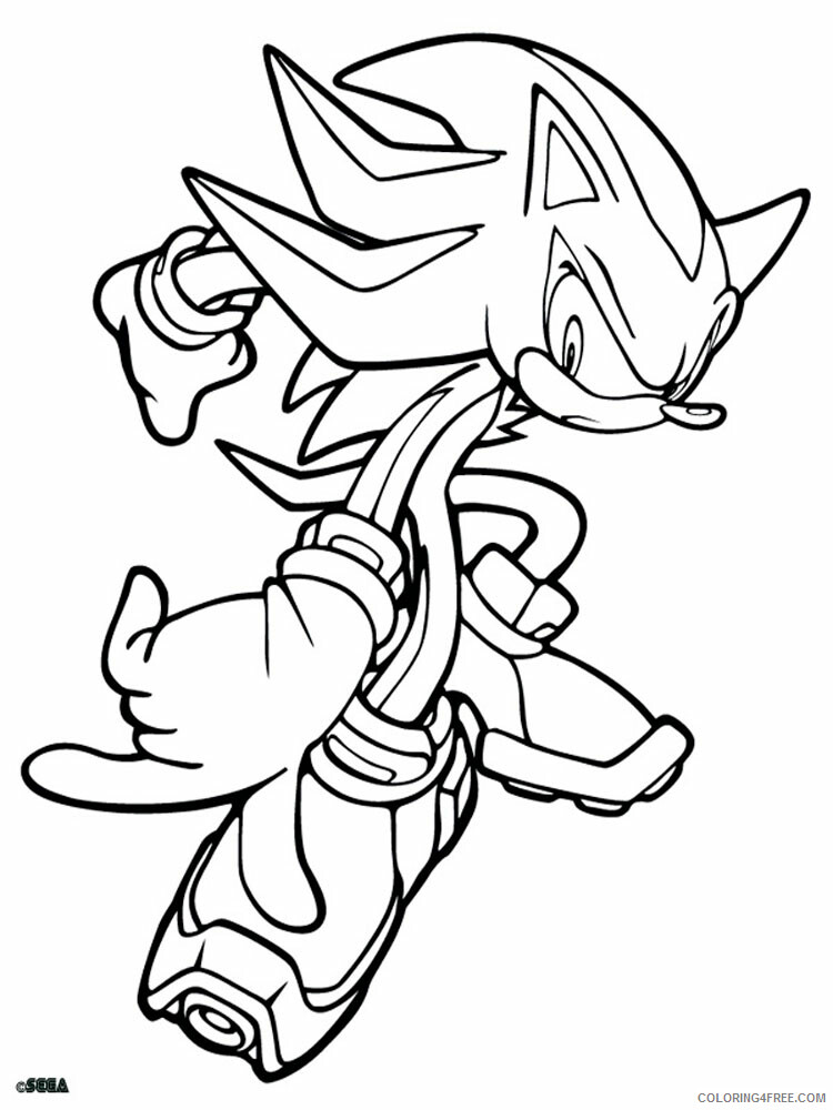 Super Sonic Coloring Pages Games super sonic for boys 10 Printable 2021 1258 Coloring4free