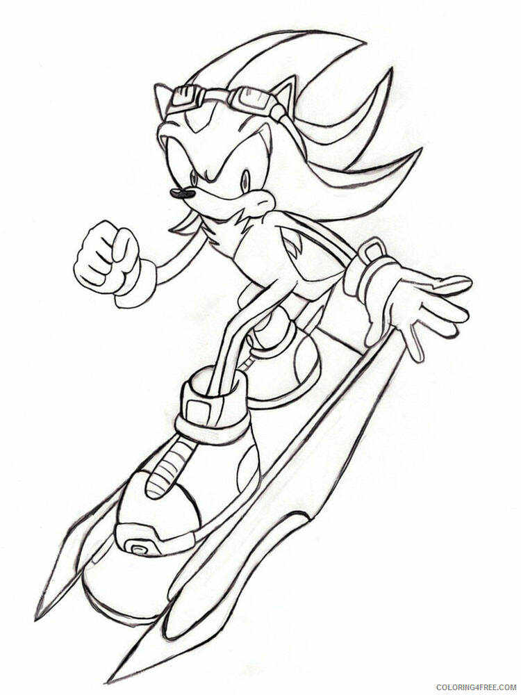 Super Sonic Coloring Pages Games super sonic for boys 12 Printable 2021 1260 Coloring4free