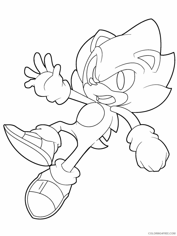 Super Sonic Coloring Pages Games super sonic for boys 18 Printable 2021 1262 Coloring4free