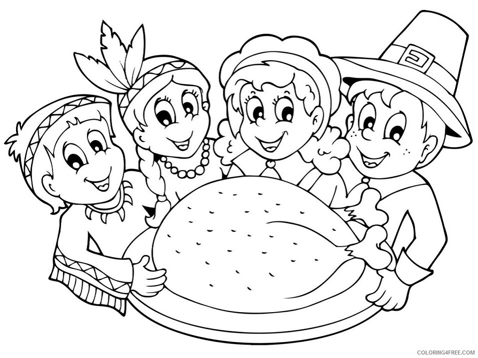 Thanksgiving Coloring Pages Holiday 1588579481_first thanksgiving Printable 2021 0908 Coloring4free