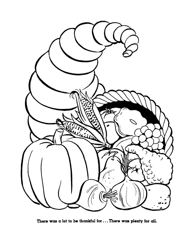 Thanksgiving Coloring Pages Holiday Thanksgiving Harvest Printable 2021 0927 Coloring4free