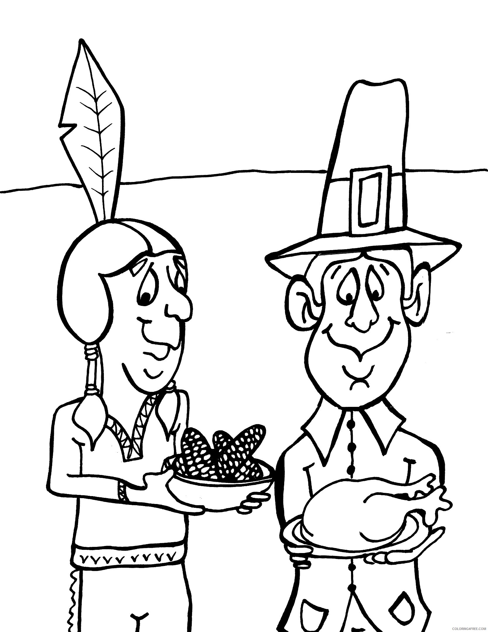 Thanksgiving Coloring Pages Holiday Thanksgiving Printable 2021 0910 Coloring4free