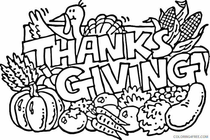 Thanksgiving Coloring Pages Holiday Thanksgiving in November Printable 2021 0928 Coloring4free