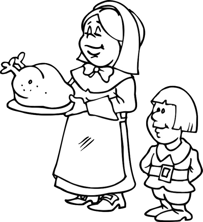Thanksgiving Coloring Pages Holiday thanksgiving 4 Printable 2021 0923 Coloring4free