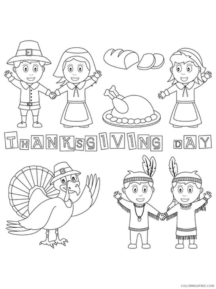Thanksgiving Day Coloring Pages Holiday thanksgiving day 10 Printable 2021 0935 Coloring4free