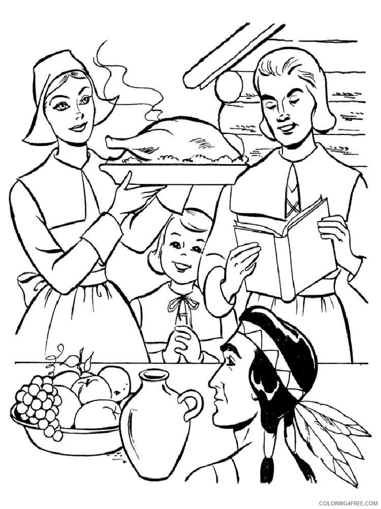 Thanksgiving Day Coloring Pages Holiday thanksgiving day 12 Printable 2021 0936 Coloring4free