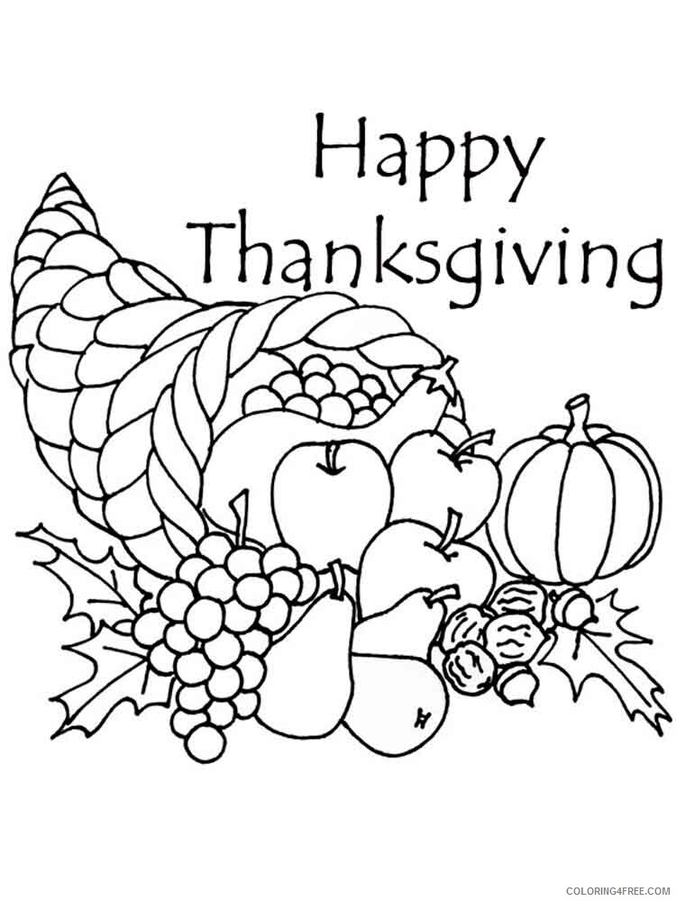 Thanksgiving Day Coloring Pages Holiday thanksgiving day 14 Printable 2021 0938 Coloring4free