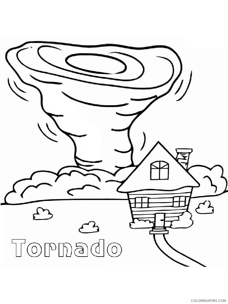 Tornado Coloring Pages Nature Tornado 8 Printable 2021 755 ...