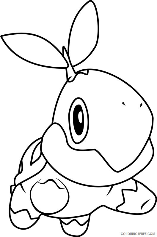 Turtwig Pokemon Characters Printable Coloring Pages 1530863432_turtwig pokemon a4 2021 098 Coloring4free
