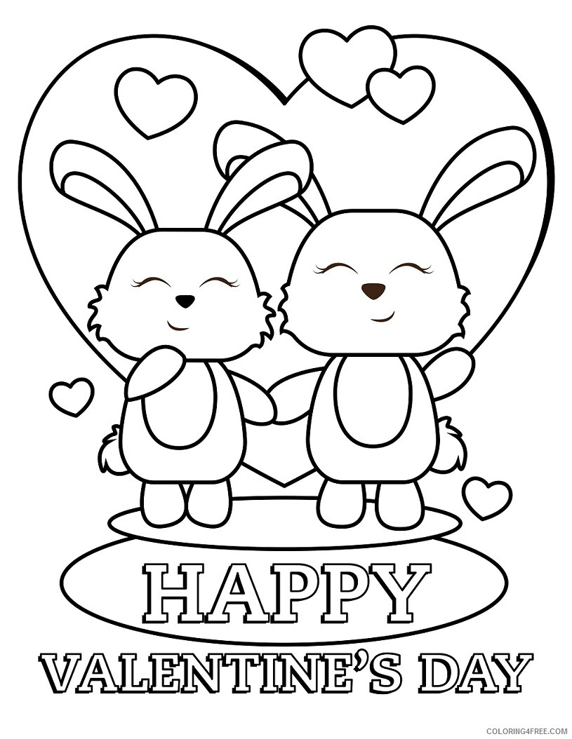 Valentines Day Coloring Pages Holiday 1578882685_valentineday_coloring_2 Printable 2021 0946 Coloring4free