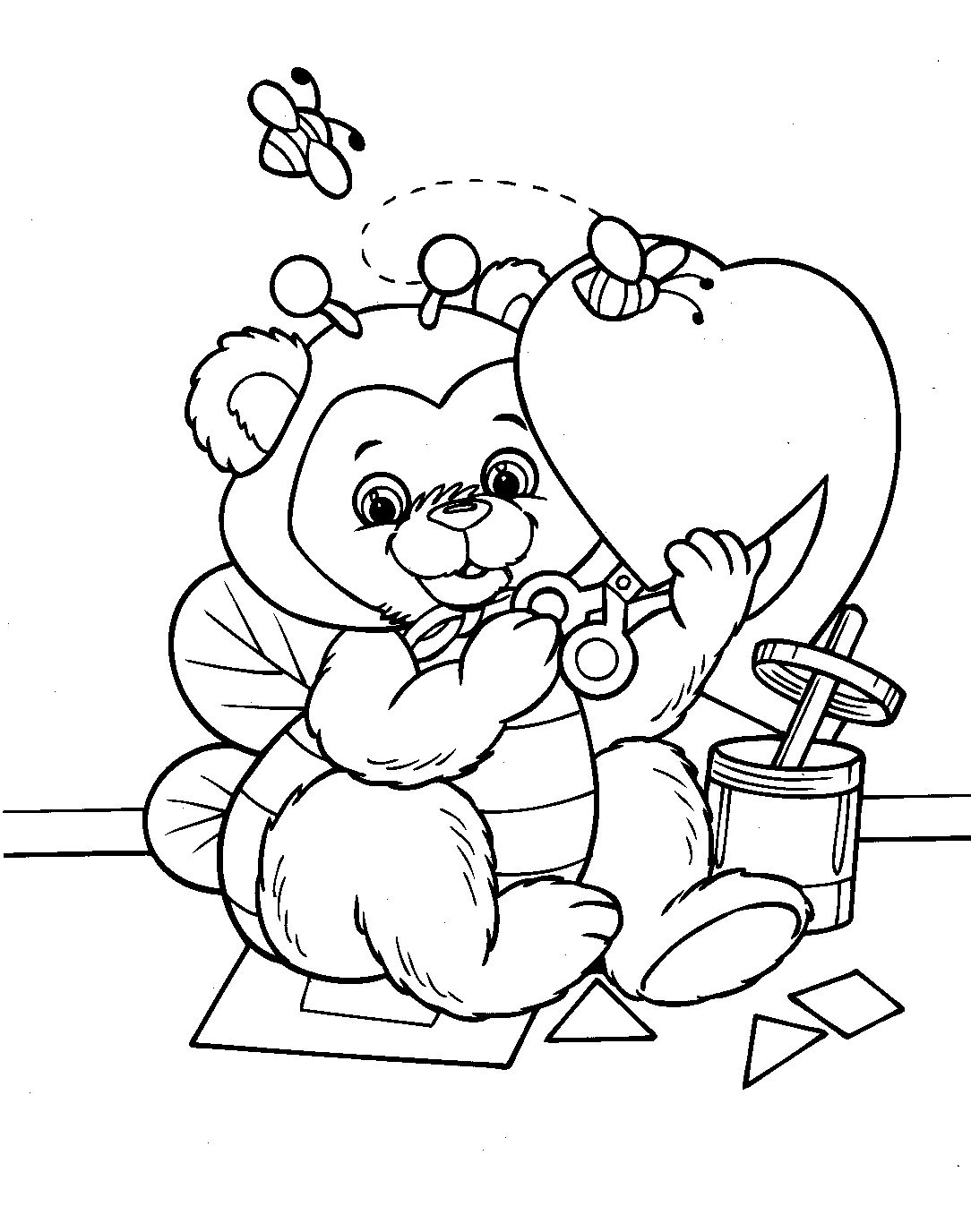 Valentines Day Coloring Pages Holiday Free Valentines Day Printable 2021 0966 Coloring4free