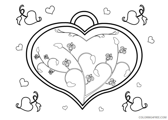 Valentines Day Coloring Pages Holiday Valentine Printable 2021 0992 Coloring4free