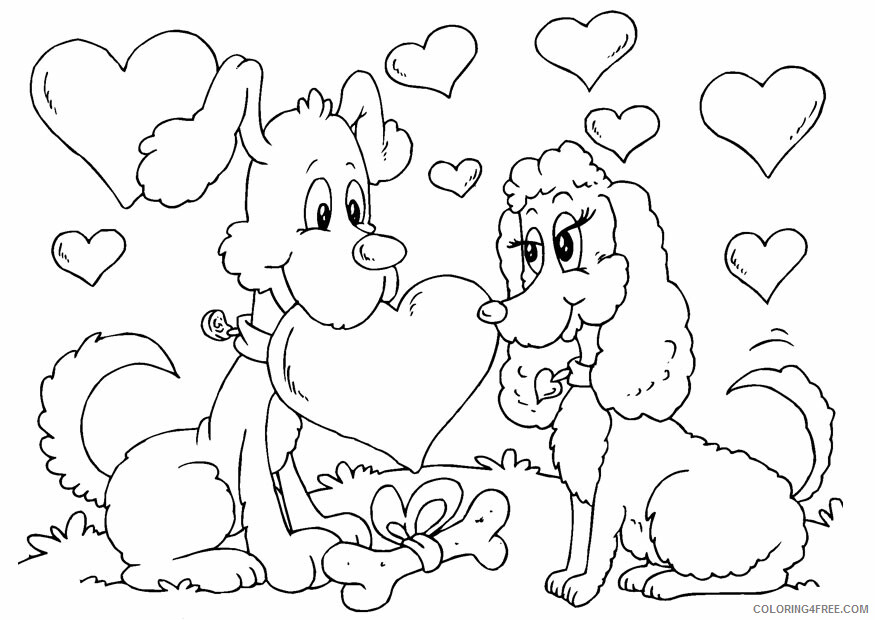Valentines Day Coloring Pages Holiday Valentine To Print Printable 2021 0999 Coloring4free