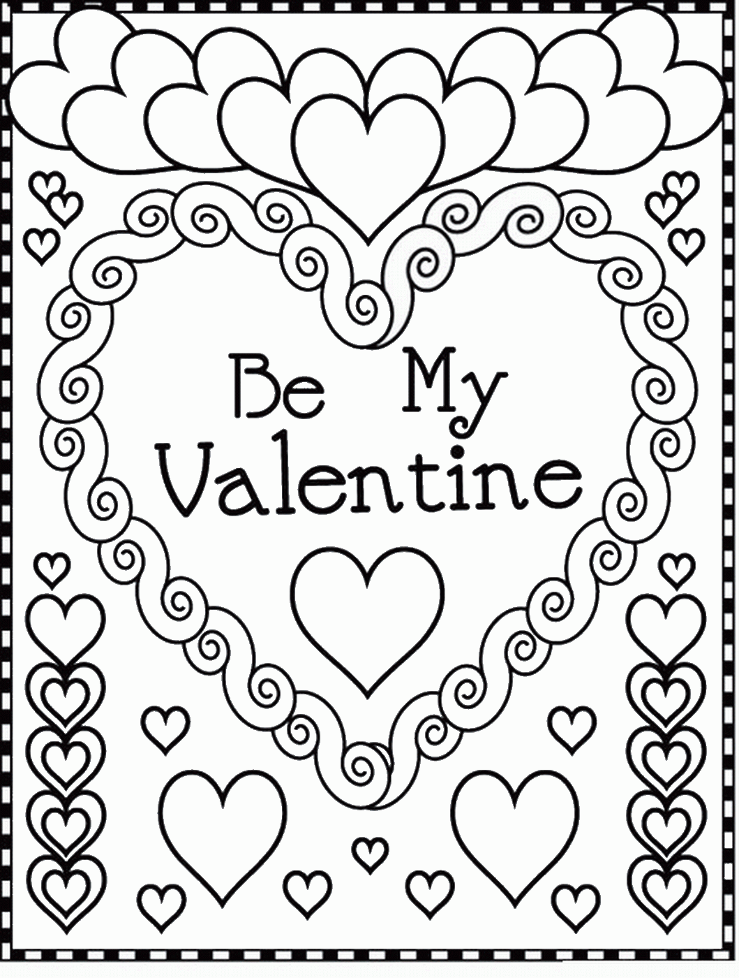 Valentines Day Coloring Pages Holiday Valentine_Day_Coloring27 Printable 2021 0985 Coloring4free