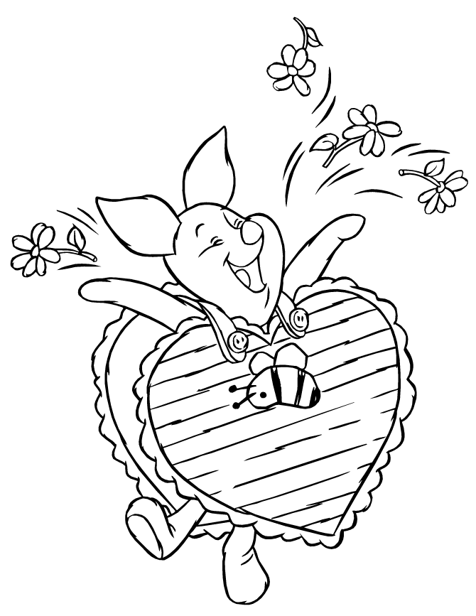 Valentines Day Coloring Pages Holiday Valentines February Printable 2021 1020 Coloring4free