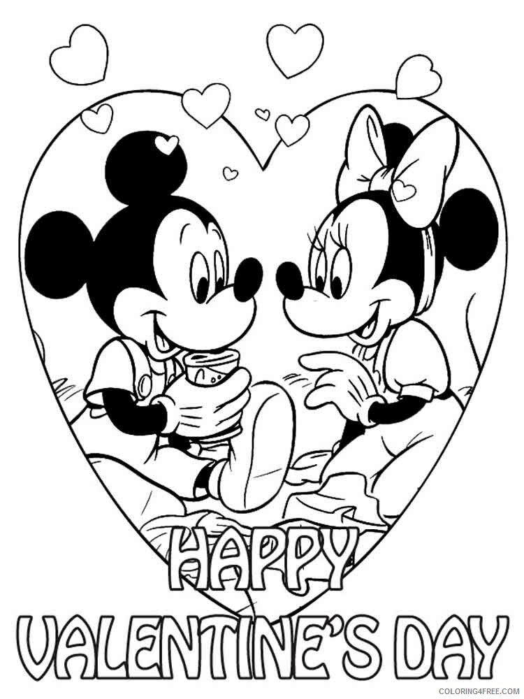 Valentines Day Coloring Pages Holiday valentines day 21 Printable 2021 1011 Coloring4free