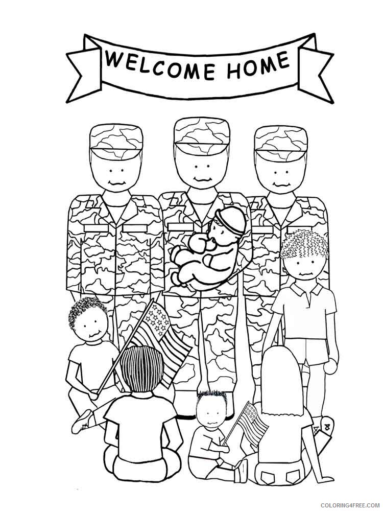 Veterans Day Coloring Pages Holiday veterans day 6 Printable 2021 1028 Coloring4free