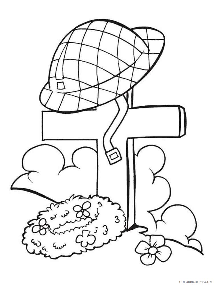 Veterans Day Coloring Pages Holiday veterans day 9 Printable 2021 1029 Coloring4free