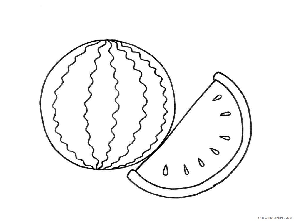 38+ lovely pics Watermelon Printable Coloring Pages - Watermelon
