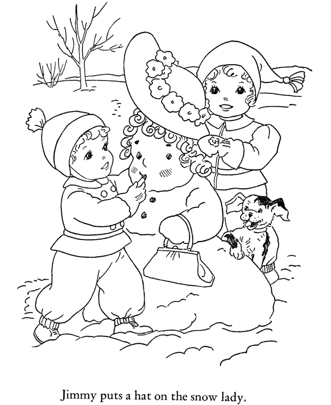 Winter Coloring Pages Nature For Winter Printable 2021 805 Coloring4free