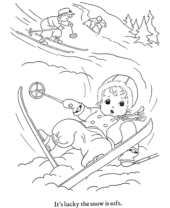Winter Coloring Pages Nature Winter Book Printable 2021 829 Coloring4free