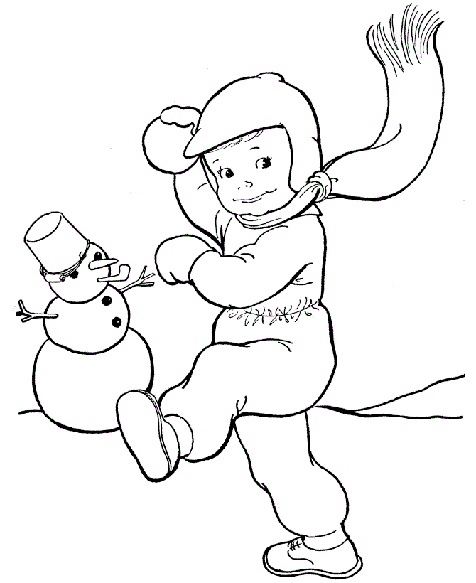 Winter Coloring Pages Nature Winter Free Printable 2021 853 Coloring4free