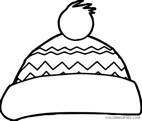 Winter Coloring Pages Nature Winter Hat Printable 2021 856 Coloring4free