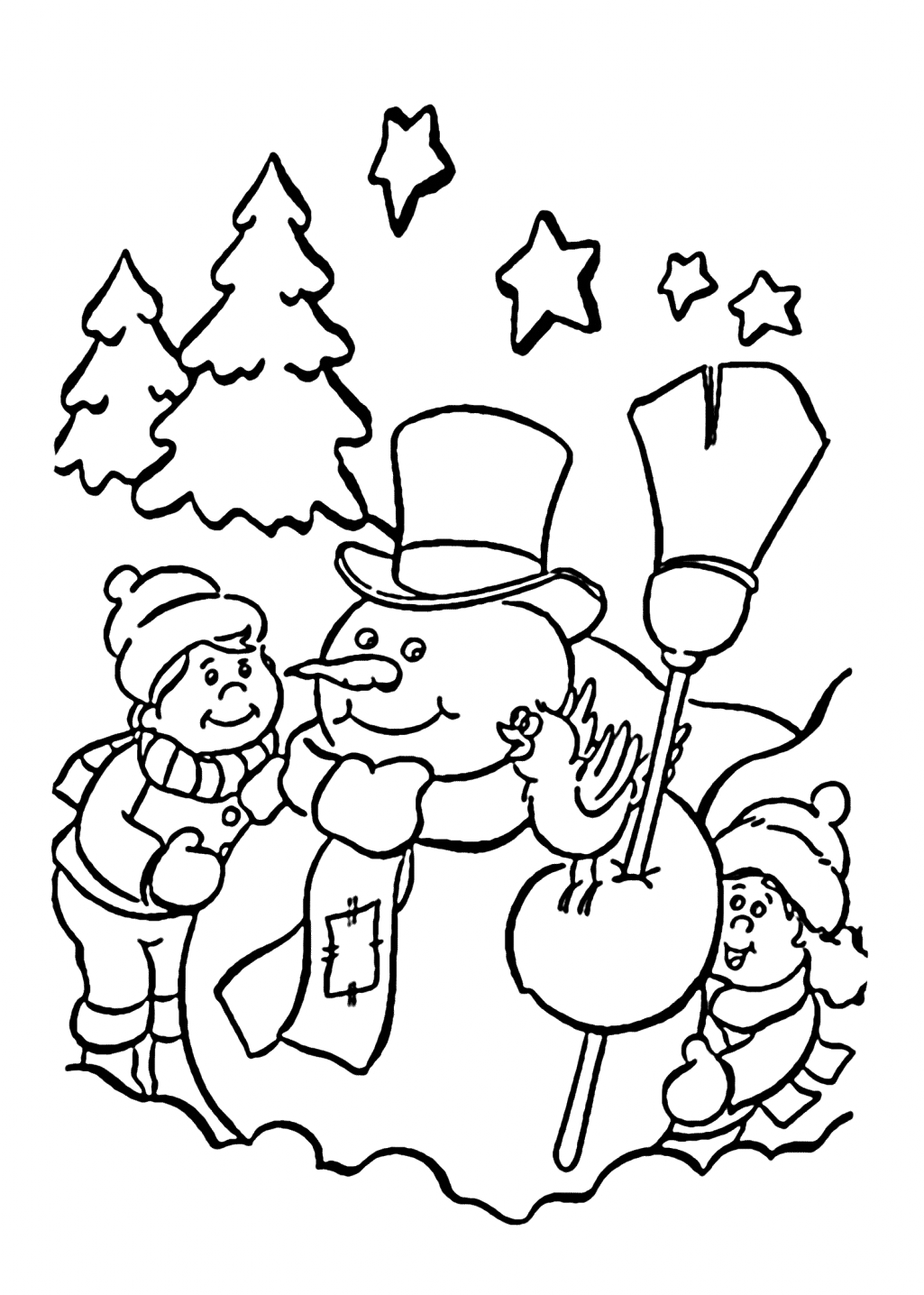 Winter Coloring Pages Nature Winter Holidays Printable 2021 857 Coloring4free