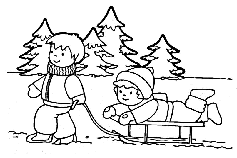Winter Coloring Pages Nature Winter Printable 2021 830 Coloring4free